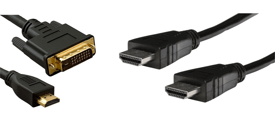 HDMI/DVI kábel és HDMI/HDMI kábel